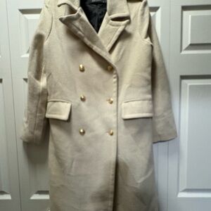 Deluc long cream coat